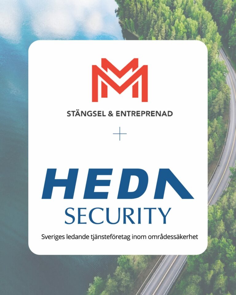 Heda Security förvärvar M&M Stängsel Service AB