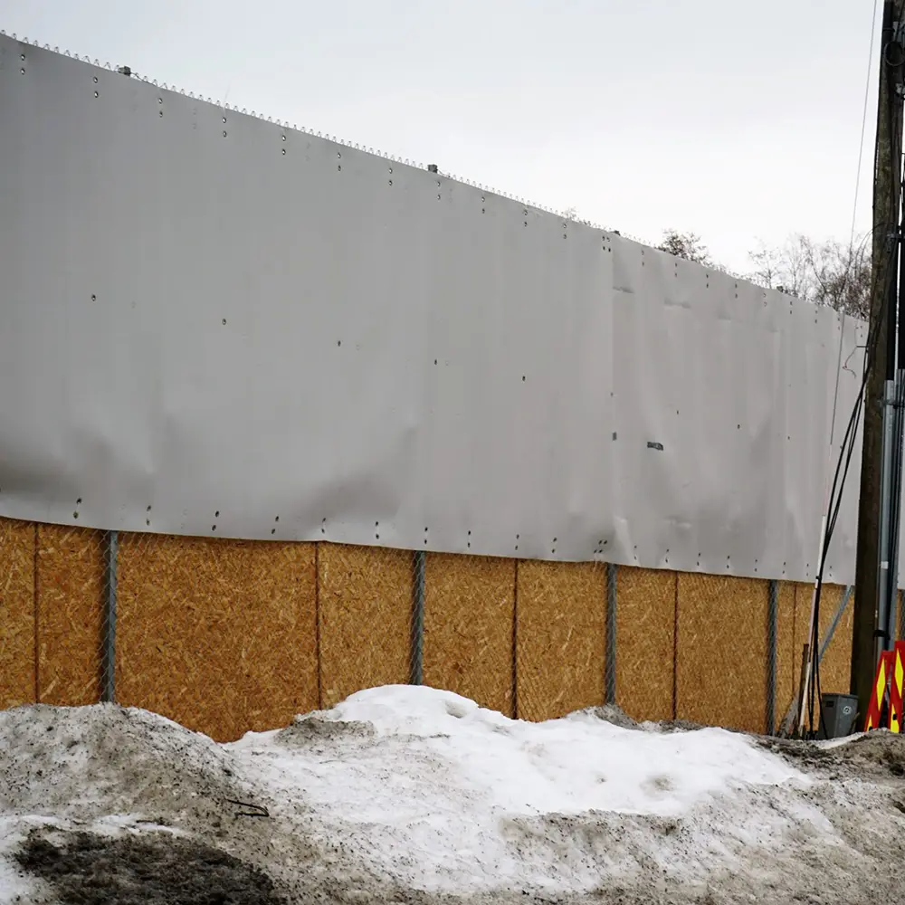bulleravskärmning ljudabsorberande