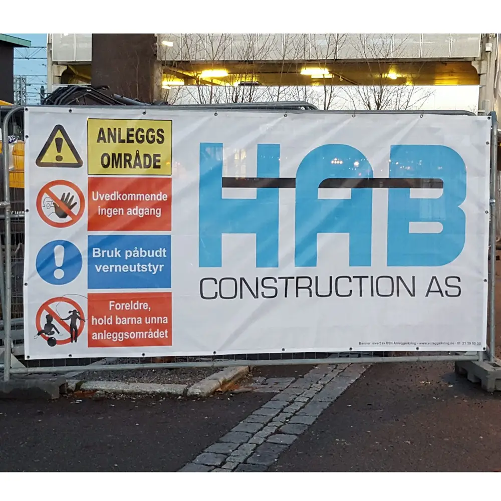 byggstängsel F2 Smartpanel byggstaket täckduk